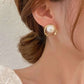 Faux Pearl Stud Earrings - HDJ 035