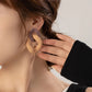 Color Block Drop Earrings - HDJ 058