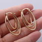 Stylish Hoop Earrings - HDJ 059