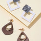 2pairs Geo Decor Drop Earrings - HDJ 073