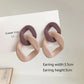 Color Block Drop Earrings - HDJ 074