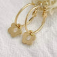 Bali - Flower Drop Earrings - HDJ 080