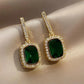 Rhinestone Stylish Drop Earrings - HDJ 091