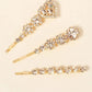 3pcs Rhinestone Decor Hair Clip - HDJ 096