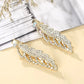 2pcs Rhinestone Leaf Style Hair Clip - HDJ 098