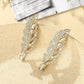 2pcs Rhinestone Leaf Style Hair Clip - HDJ 098