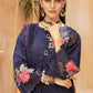 Nafasat Embroidered Chikankari Lawn Unstitched 3 Piece Suit - NK 32