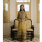 Qalamkar Qline Embroidered Linen 3 piece Unstitch suit - QLA-07