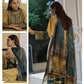 Qalamkar Qline Embroidered Linen 3 piece Unstitch suit - QLA-07