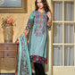 Reeva Embroidered Linen Unstitched 3 Piece Suit - 7A by Shariq Textile