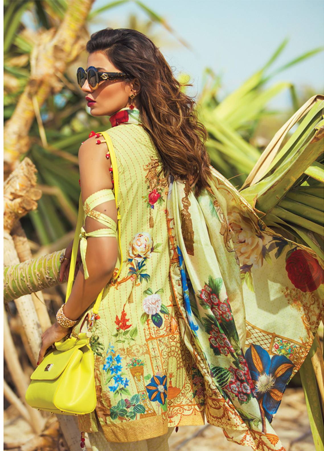 Rang Rasiya Carnation Luxury Lawn Unstitched 3 Piece Suit - 1012A
