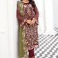 Rangoon by Ramsha Embroidered Chiffon Unstitched 3-Piece Suit - D-810