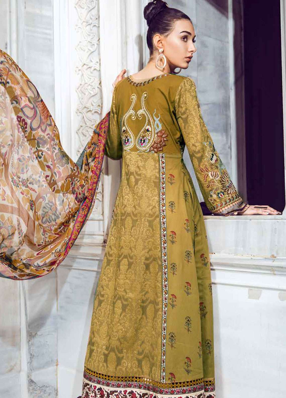 Tena Durrani Embroidered Lawn Unstitched 3 Piece Suit 08 - Liela Spring / Summer Collection