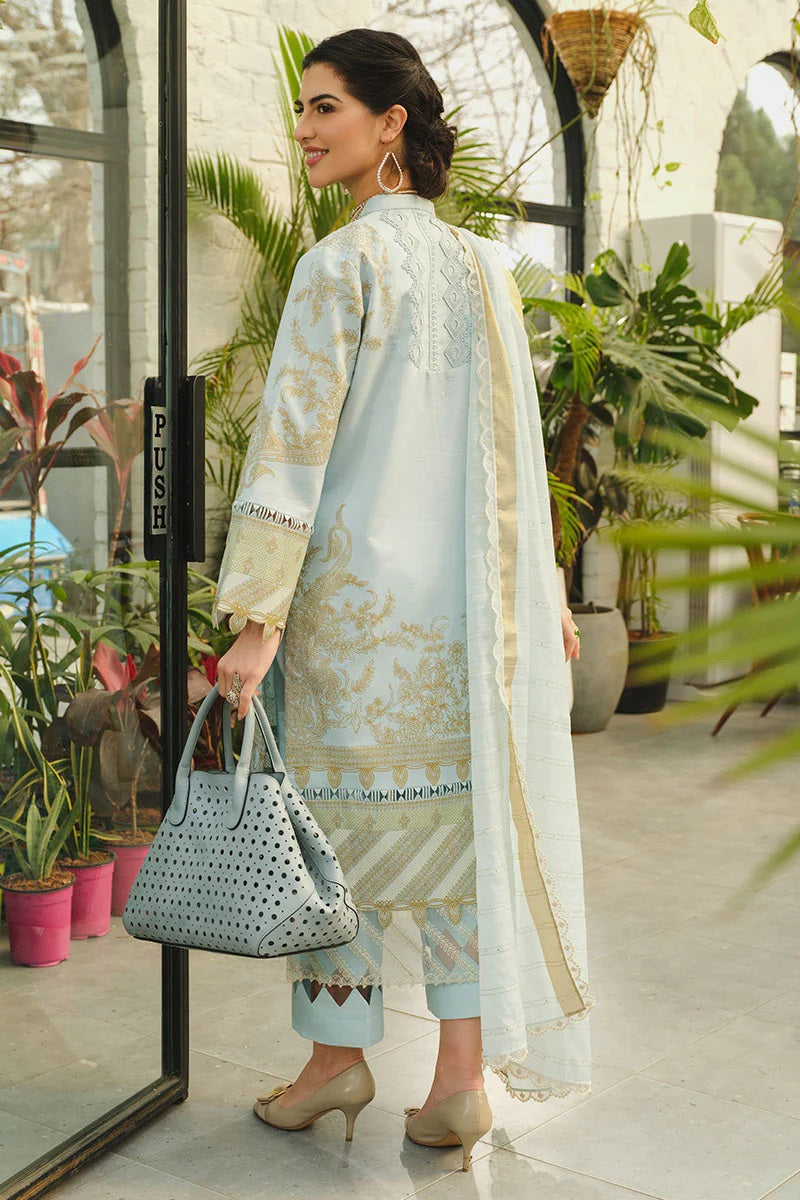 Lifestyle By Rang Rasiya Embroidered Lawn Suits Unstitched 3 Piece RRLSD-10 LUNA
