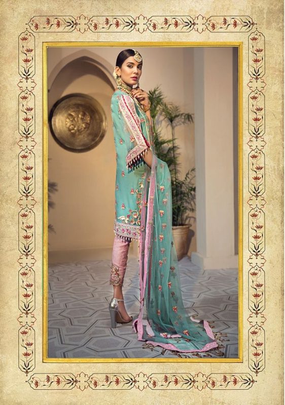 Anaya Luxury Embroidered Wedding 3 Piece Unstitched Dress - 03 Gulbahar