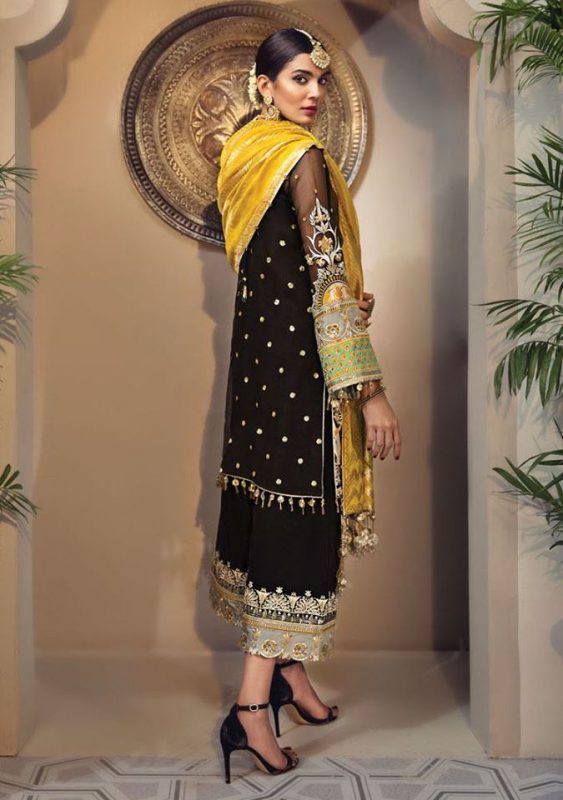 Anaya Luxury Embroidered Wedding 3 Piece Unstitched Dress - 07 Mahnaz