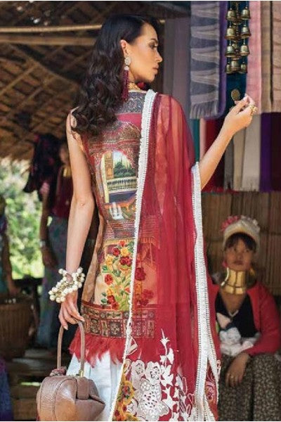 Ayesha Ibrahim Luxury Embroidered Lawn Unstitched 3 Piece Suit - KASIKA 07