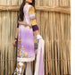 Ayesha Ibrahim Embroidered Lawn Unstitched 3 Piece Suit - 10 Lavender