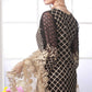 Azure Luxe Embroidered Chiffon 3 Piece Unstitched Suit - D-4 Eternity Rouge