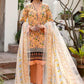 Monsoon Bahar By Al Zohaib Printed Lawn Suits Unstitched 3 Piece - 1C - Summer Collection