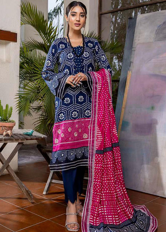 Monsoon Bahar By Al Zohaib Printed Lawn Suits Unstitched 3 Piece - 4A - Summer Collection