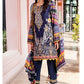Baroque Embroidered Summer Lawn Unstitched 3 Piece Suit - 03 Reverside
