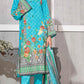 Gul Ahmed Digital Printed Mid Summer Lawn Unstitched 3piece Dress - CLP 55