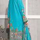 Gul Ahmed Digital Printed Mid Summer Lawn Unstitched 3piece Dress - CLP 55