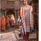 Cross Stitch Embroidered Cotton Satin Unstitched 3 Piece Suit – 11 Classical Cedar