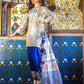 Erum Khan Luxury Embroidered Eid Chiffon Unstitched 3 Piece Suit - EK 07