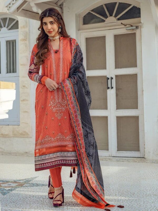 Estela By Salitex Embroidered Lawn Suits Unstitched 3 Piece WK-00986BUT
