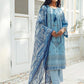 Estela By Salitex Embroidered Lawn Suits Unstitched 3 Piece WK-00987BUT