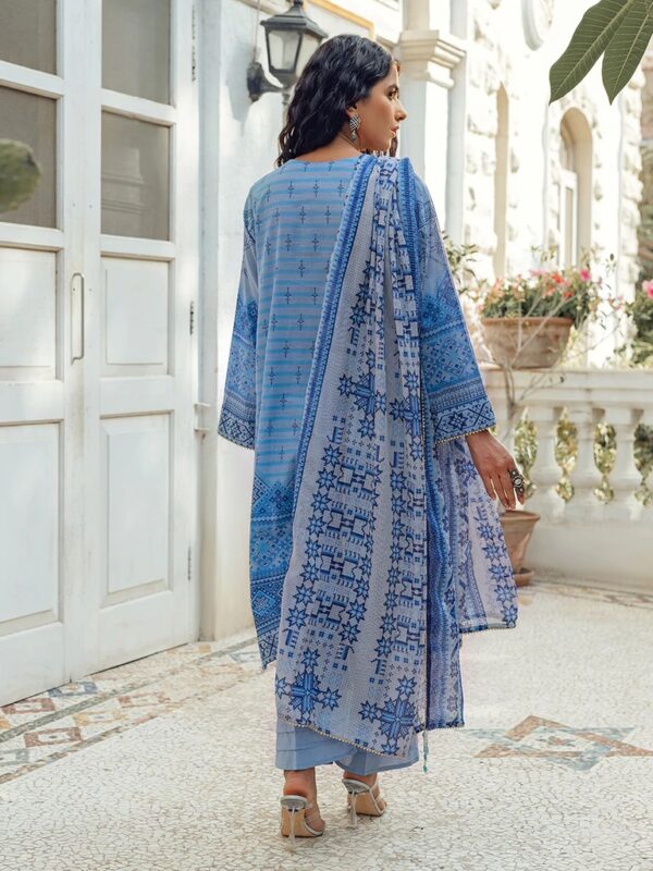 Estela By Salitex Embroidered Lawn Suits Unstitched 3 Piece WK-00987BUT