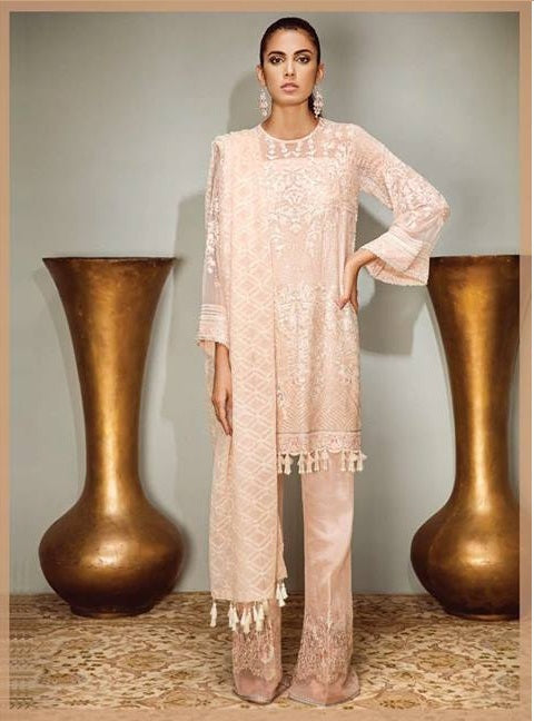 Baroque Isabella Embroidered Chiffon Unstitched 3 Piece Suit – 06 Valse