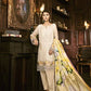 Iznik Luxury Embroidered Chiffon 3 piece Unstitched Dress – 05 Victorian White