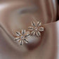 Flower Style Stud Earrings - HDJ 012