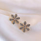 Flower Style Stud Earrings - HDJ 012
