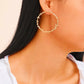 Branch Shaped Hoop Earrings - HDJ 027