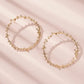 Branch Shaped Hoop Earrings - HDJ 027