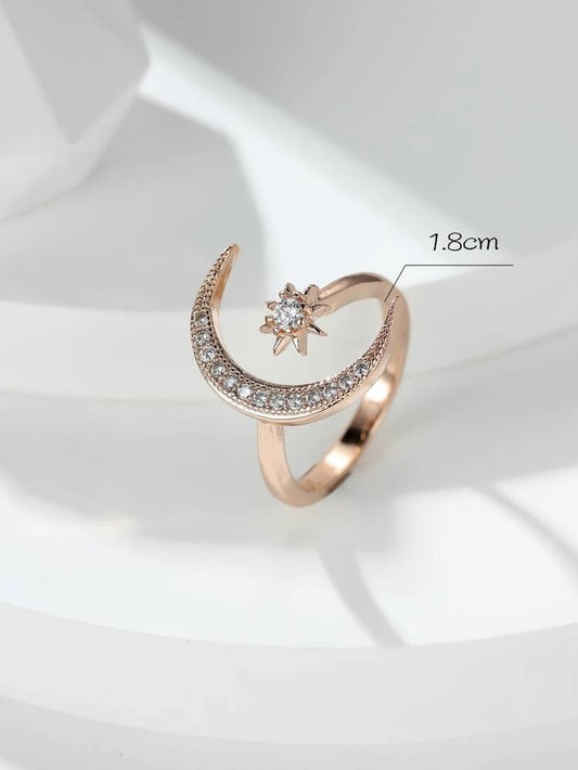 Zircon Moon Style Ring - HDJ 030