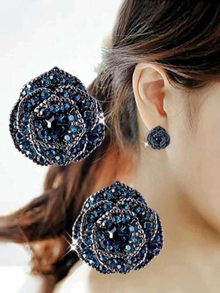 Flower Stud Stylish Earrings - HDJ 004