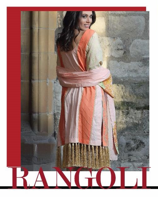 Luxiama by Rangoli Embroidered Cotton Unstitched 3 Piece Suit – 01