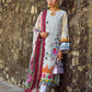 Maheen Karim Embroidered Lawn Unstitched 3 Piece Suit - 03 COFFEE & CREAM