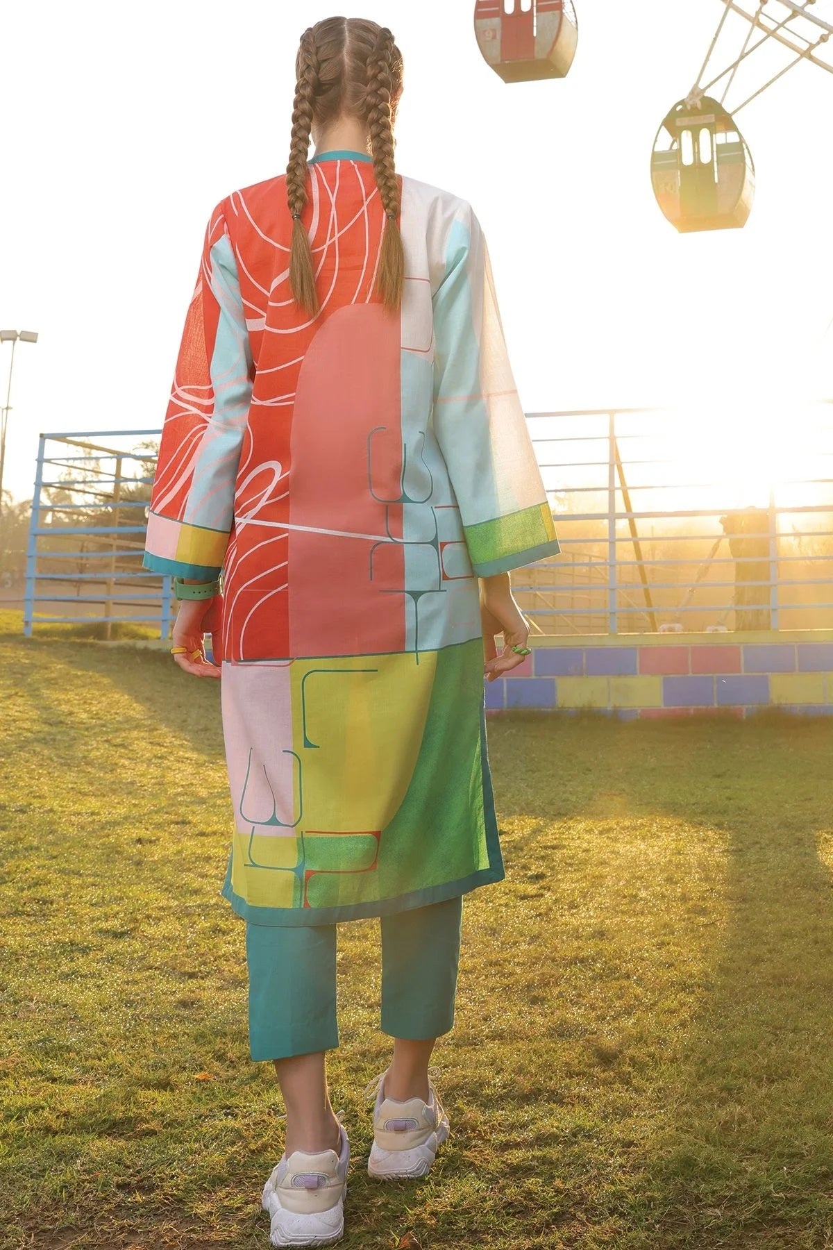Al Karam Printed Cambric Suits Unstitched 2 Piece MAK-D-002-22-Multi - Summer Collection