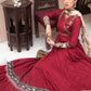 Maria B Embroidered EID Lawn Unstitched 3 Piece Suit EL-21-03-Maroon