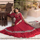Maria B Embroidered EID Lawn Unstitched 3 Piece Suit EL-21-03-Maroon