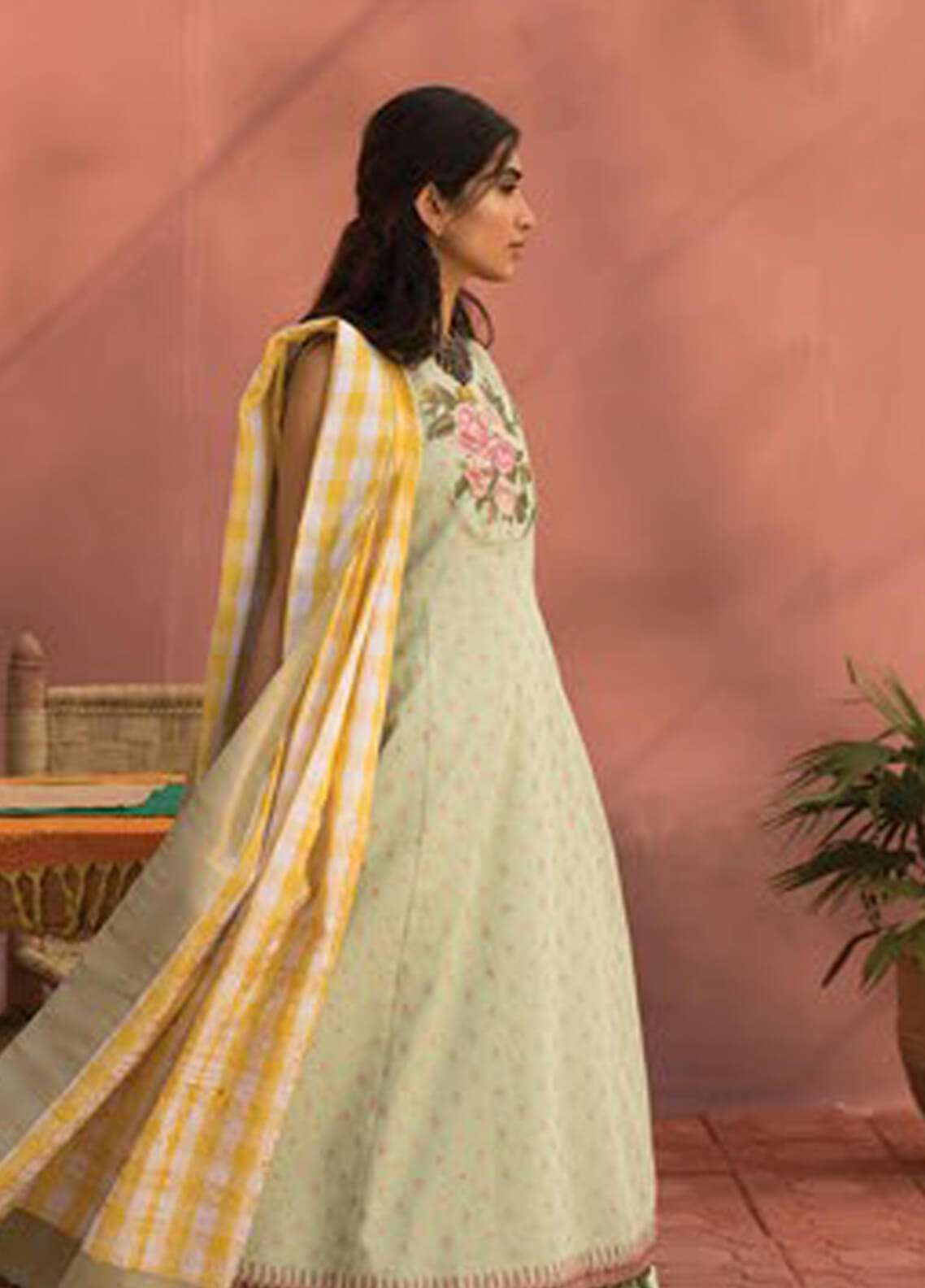 Zara Shahjahan Luxury Embroidered Lawn Unstitched 3 Piece Suit - MEHERMA B