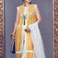 Mushq Embroidered Cotton Net Unstitched 3 Piece Suit - 04 PLUMERIA - Festive Collection