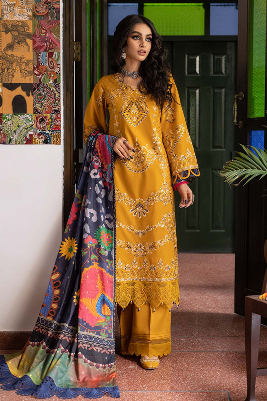 Maya By Nureh Embroidered Lawn Suits Unstitched 3 Piece NS-35 - Summer Collection