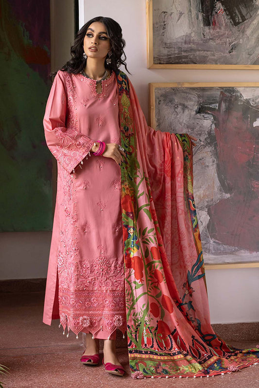 Maya By Nureh Embroidered Lawn Suits Unstitched 3 Piece NS-38 - Summer Collection
